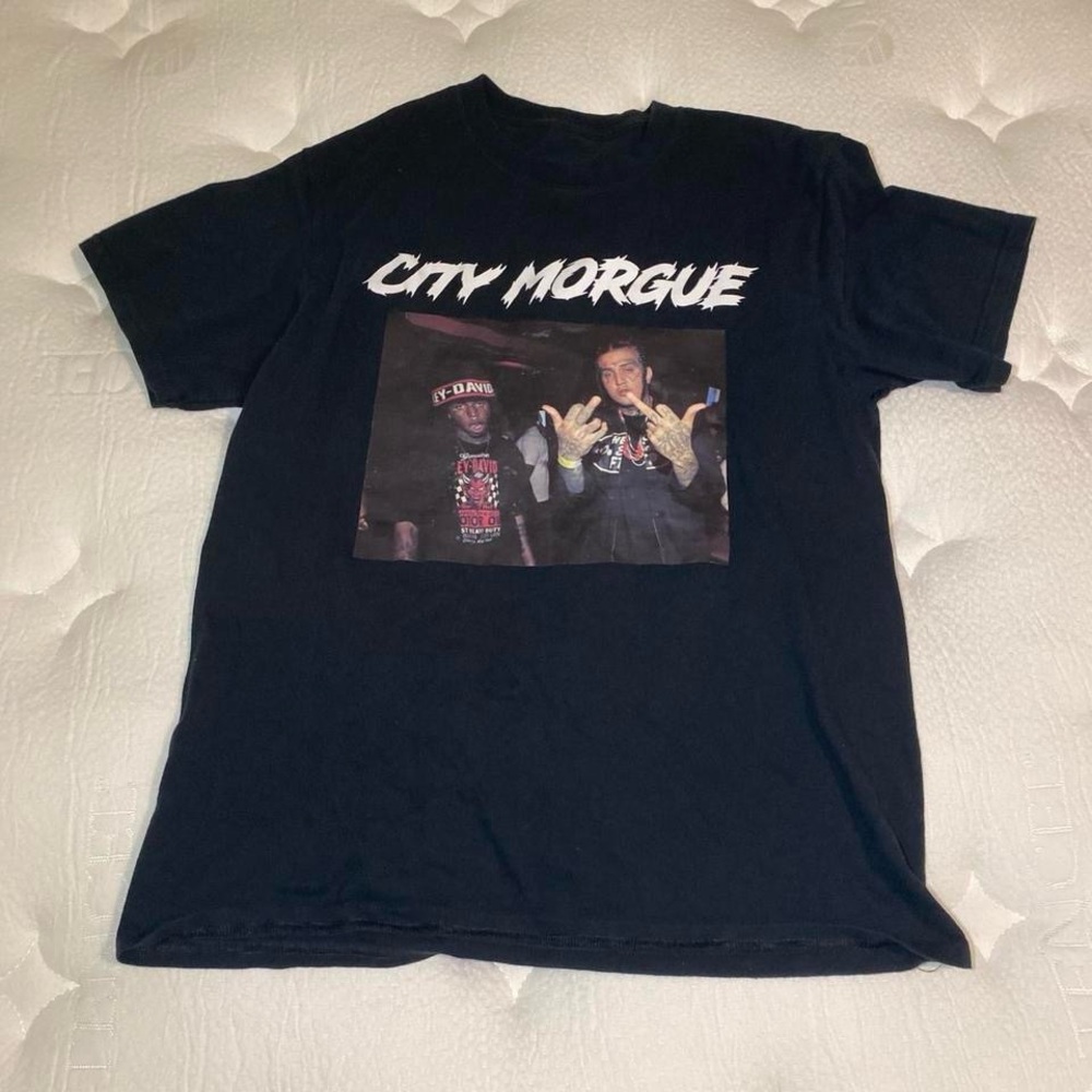 City Morgue Black Graphic T-Shirt